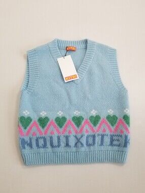 Kitri Winona Fairisle Alpaca Wool Blend Sweater Vest Size Small NWT